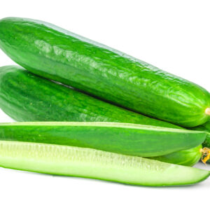 Cucumber isolated on white background
